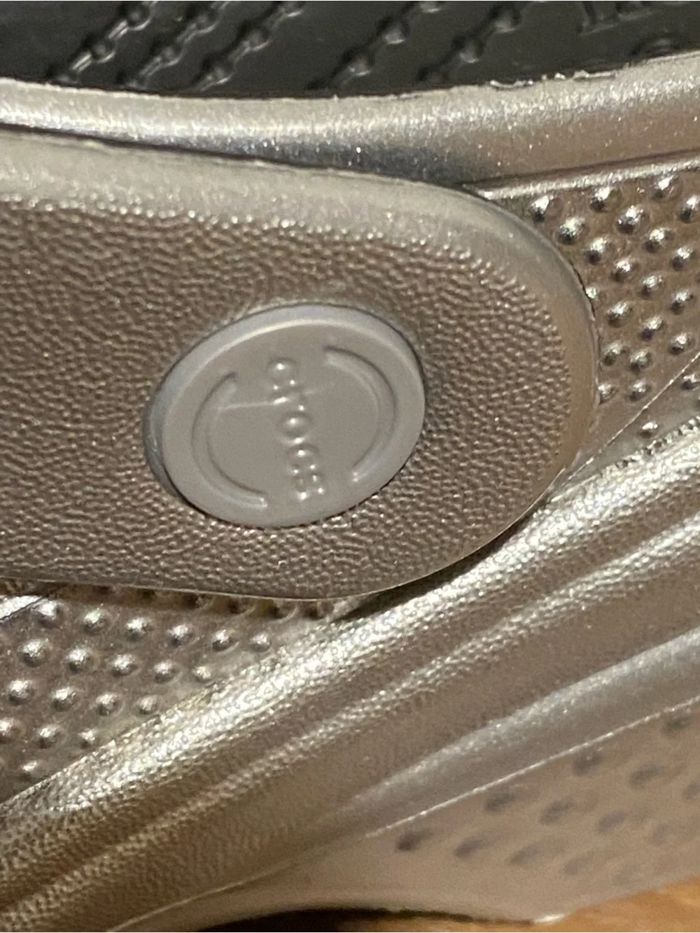 CROCS Metallic Silver Comfort Clog